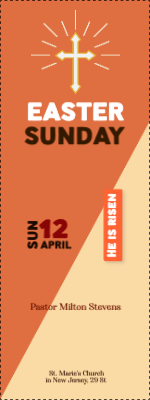 Custom Outdoor Yard Signs Multiple Sizes Easter Sunday