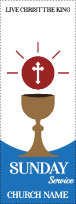 Custom Outdoor Yard Signs Multiple Sizes Live Christ The King