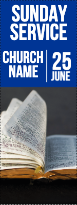 Custom Outdoor Yard Signs Multiple Sizes Open Bible