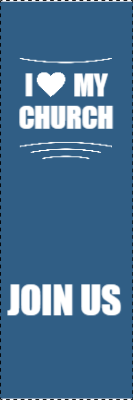 Custom Outdoor Yard Signs Multiple Sizes I Love My Chuch