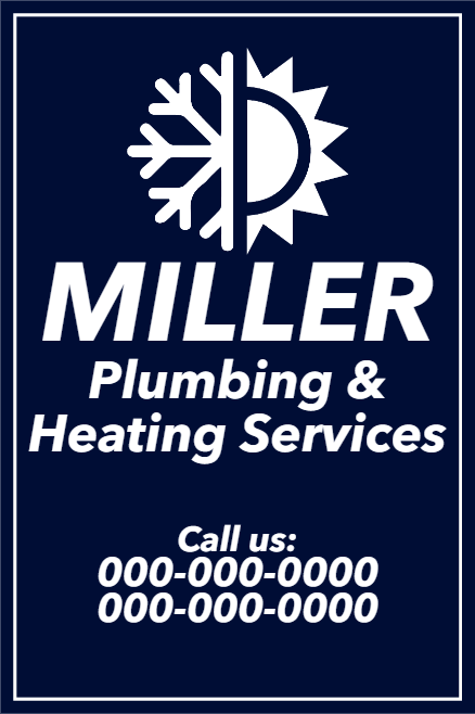 Custom Outdoor Yard Signs Multiple Sizes Plumbing Heating Services