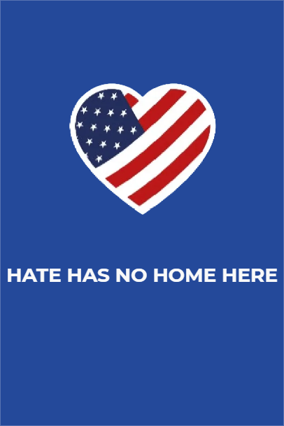 Custom Outdoor Yard Signs Multiple Sizes Hate Has No Home Here