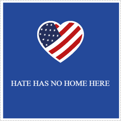 Custom Outdoor Yard Signs Multiple Sizes Hate Has No Home Here