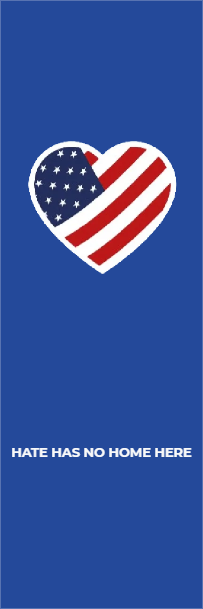 Custom Outdoor Yard Signs Multiple Sizes Hate Has No Home Here