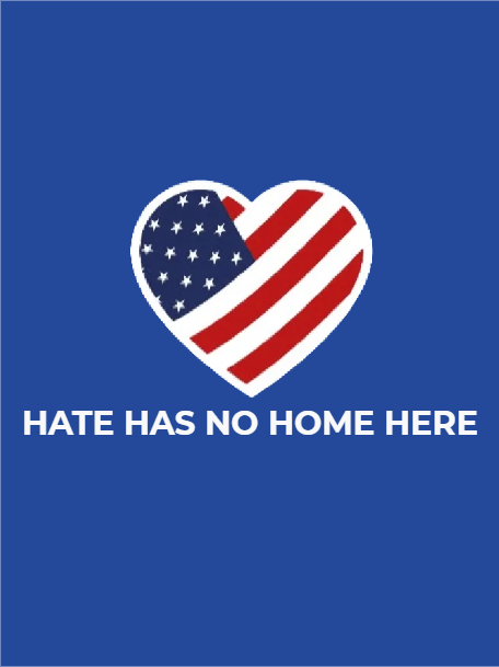 Custom Outdoor Yard Signs Multiple Sizes Hate Has No Home Here