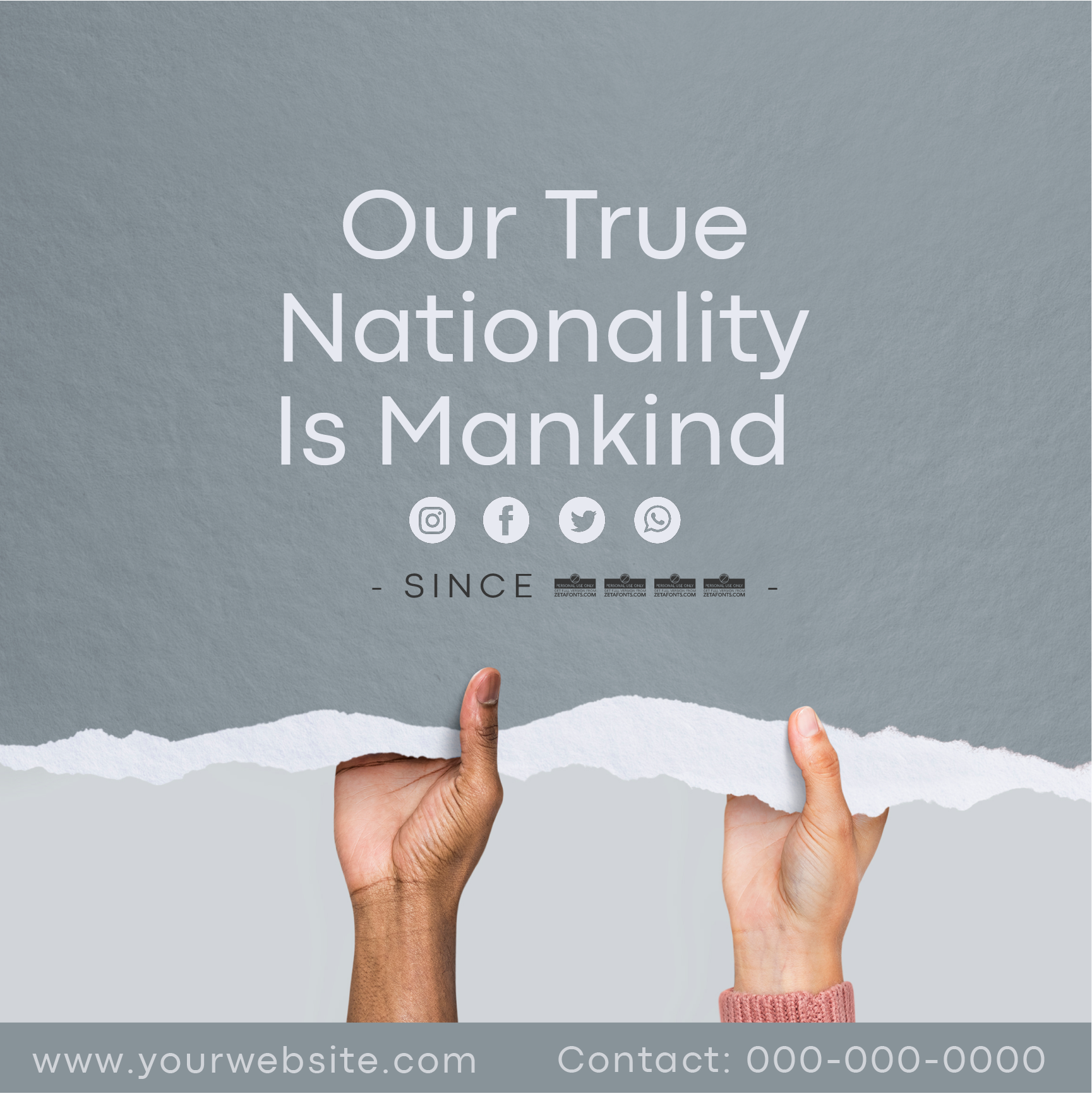 Custom Outdoor Yard Signs Multiple Sizes True Nationality