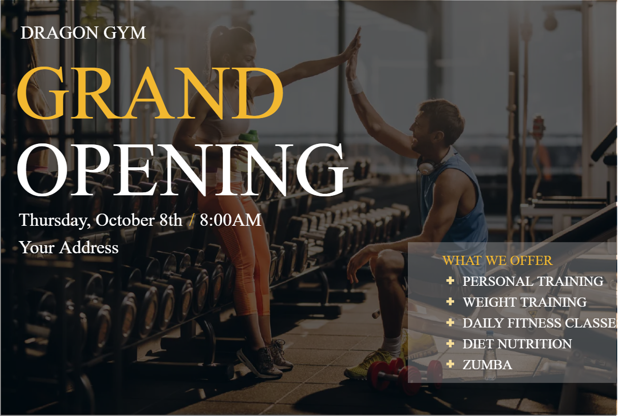 Custom Outdoor Yard Signs Multiple Sizes Grand Opening