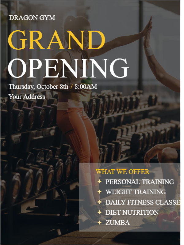 Custom Outdoor Yard Signs Multiple Sizes Grand Opening