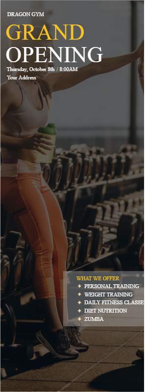 Custom Outdoor Yard Signs Multiple Sizes Grand Opening