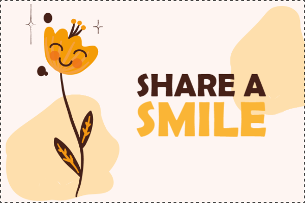 Custom Outdoor Yard Signs Multiple Sizes Share a Smile