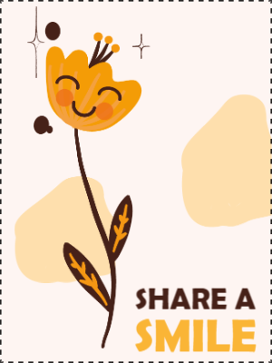 Custom Outdoor Yard Signs Multiple Sizes Share a Smile