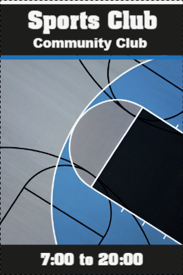 Custom Outdoor Yard Signs Multiple Sizes Sports Club