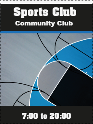 Custom Outdoor Yard Signs Multiple Sizes Sports Club