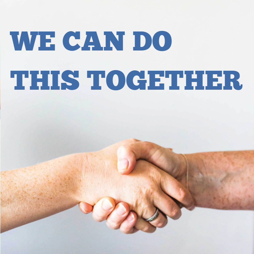 Custom Outdoor Yard Signs Multiple Sizes  We Can Do This Together