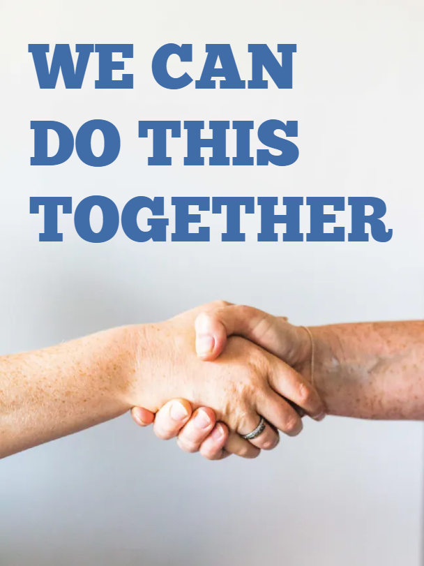 Custom Outdoor Yard Signs Multiple Sizes  We Can Do This Together