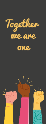 Custom Outdoor Yard Signs Multiple Sizes Together We Are One