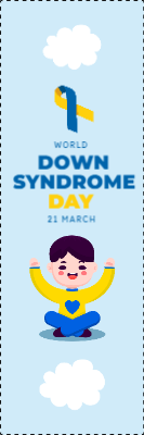 Custom Outdoor Yard Signs Multiple Sizes Down Syndrome Day