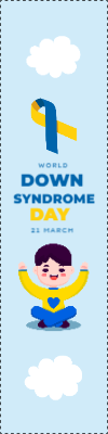 Custom Outdoor Yard Signs Multiple Sizes Down Syndrome Day