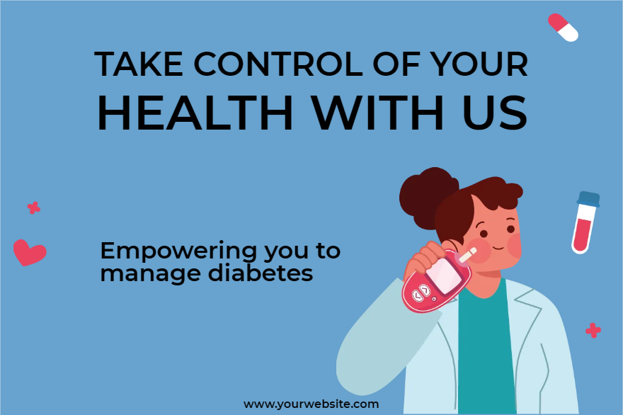 Custom Outdoor Yard Signs Multiple Sizes Manage Diabetes