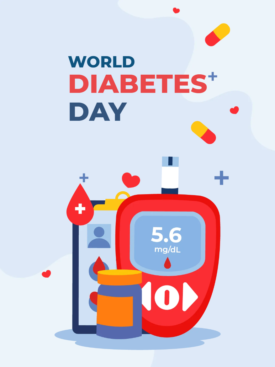 Custom Outdoor Yard Signs Multiple Sizes Diabetes Day