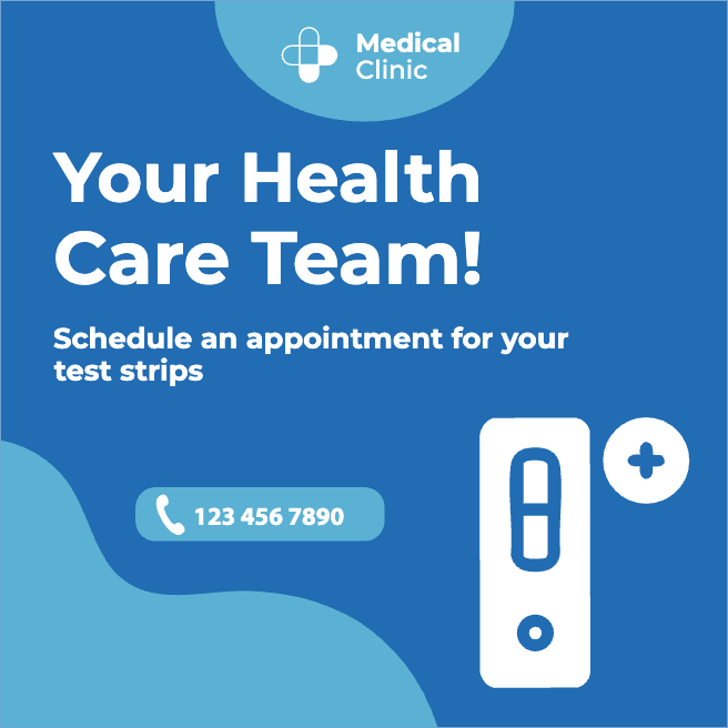 Custom Outdoor Yard Signs Multiple Sizes Schedule Appointment for Test Strips