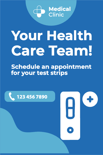 Custom Outdoor Yard Signs Multiple Sizes Schedule Appointment for Test Strips