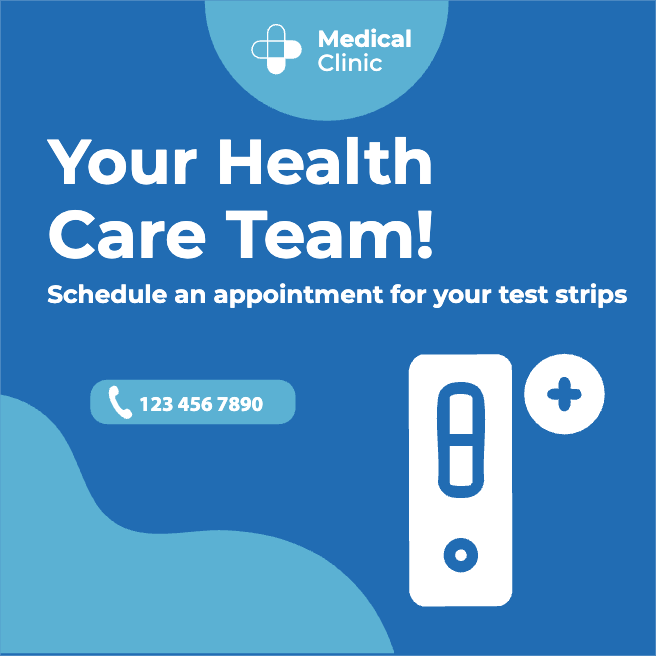 Custom Outdoor Yard Signs Multiple Sizes Schedule Appointment for Test Strips