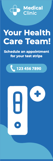 Custom Outdoor Yard Signs Multiple Sizes Schedule Appointment for Test Strips