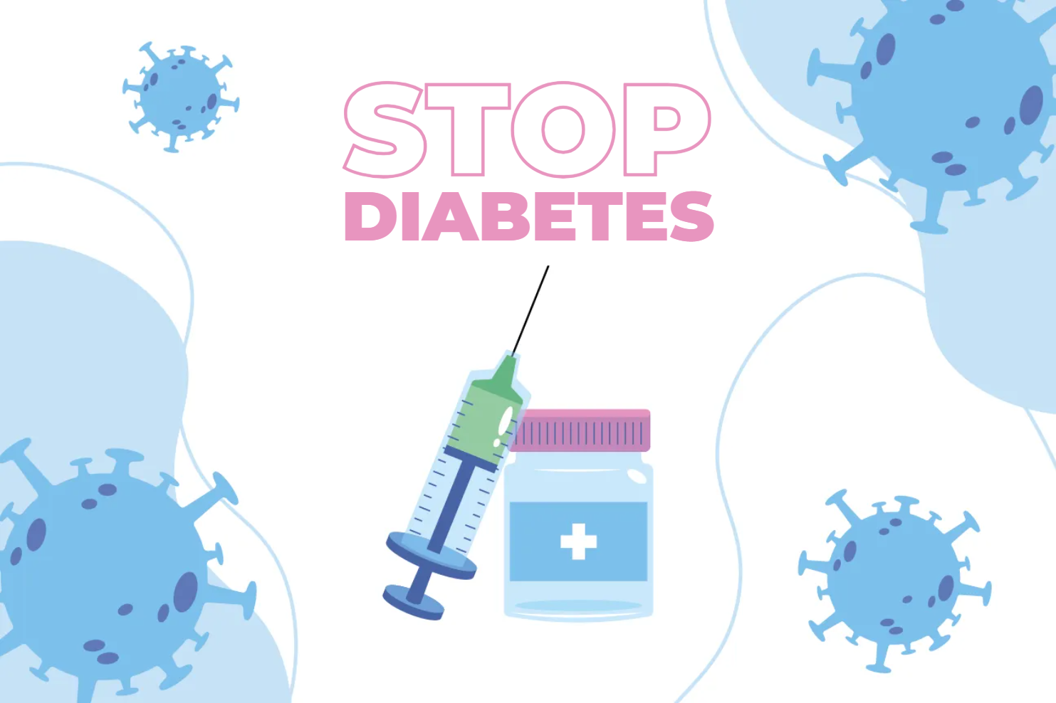 Custom Outdoor Yard Signs Multiple Sizes Stop Diabetes