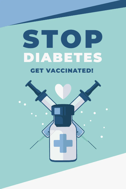 Custom Outdoor Yard Signs Multiple Sizes Stop Diabetes Get Vaccinated