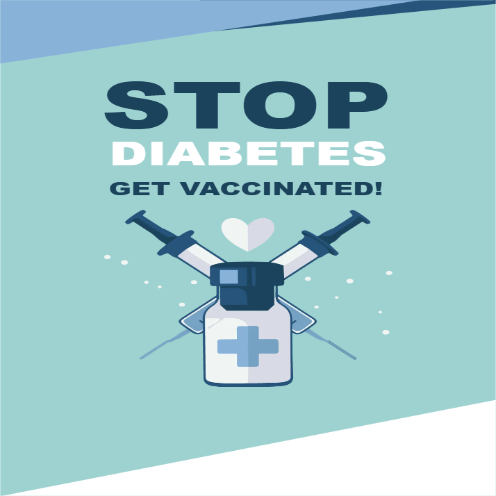 Custom Outdoor Yard Signs Multiple Sizes Stop Diabetes Get Vaccinated