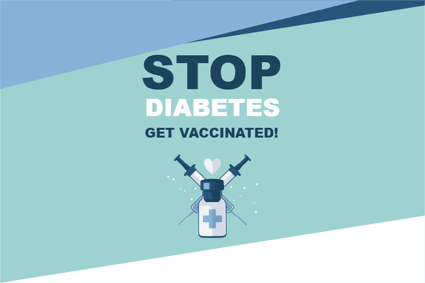 Custom Outdoor Yard Signs Multiple Sizes Stop Diabetes Get Vaccinated