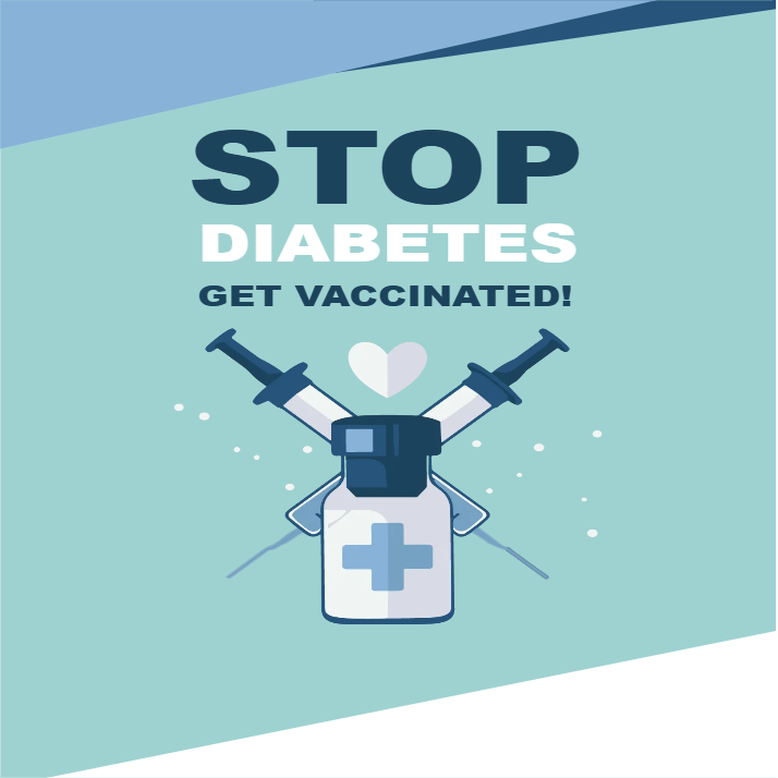 Custom Outdoor Yard Signs Multiple Sizes Stop Diabetes Get Vaccinated