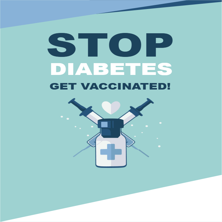 Custom Outdoor Yard Signs Multiple Sizes Stop Diabetes Get Vaccinated