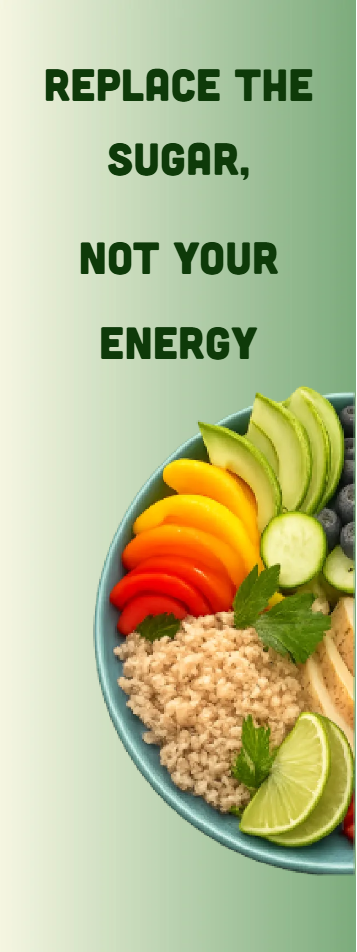 Custom Outdoor Yard Signs Multiple Sizes Replace Your Sugar Not Your Energy