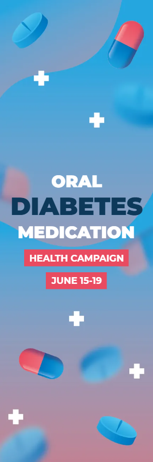 Custom Outdoor Yard Signs Multiple Sizes Oral Diabetes Health Campaign