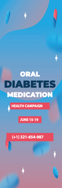 Custom Outdoor Yard Signs Multiple Sizes Oral Diabetes Health Campaign