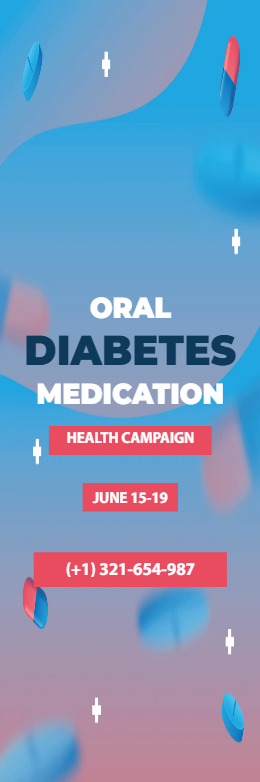 Custom Outdoor Yard Signs Multiple Sizes Oral Diabetes Health Campaign