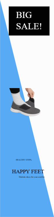 Custom Outdoor Yard Signs Multiple Sizes Diabetic Shoes For Your Comfort