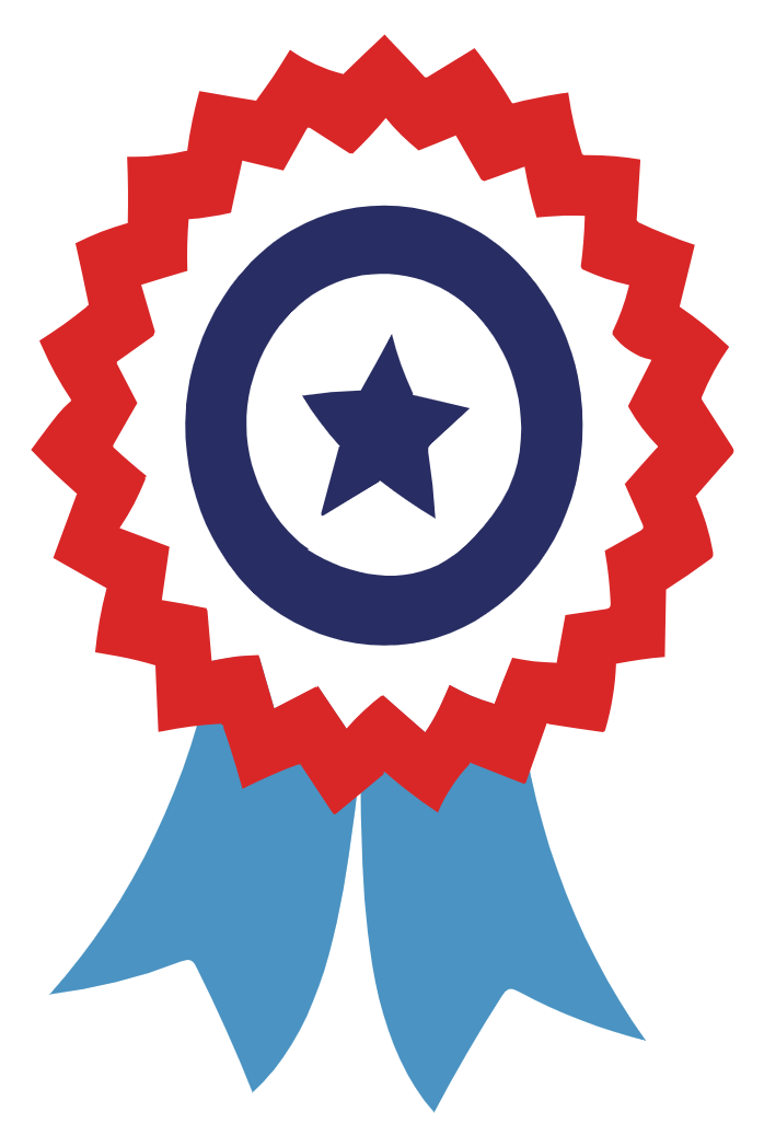 Custom Outdoor Yard Signs Multiple Sizes Independence Day Ribbon