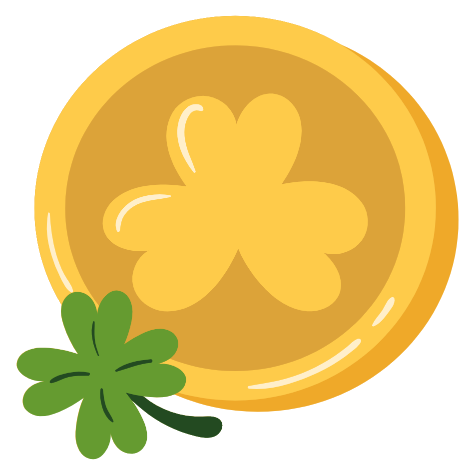 Custom Outdoor Yard Signs Multiple Sizes St. Patrick Leaf