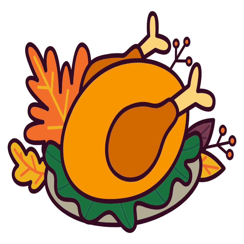 Custom Outdoor Yard Signs Multiple Sizes Thanksgiving Day Turkey