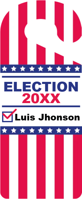 Custom Door Hangers for Election