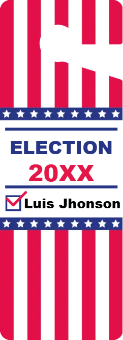 Custom Door Hangers for Election