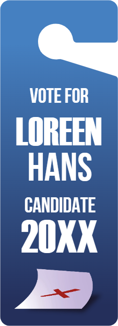Custom Door Hangers Vote For