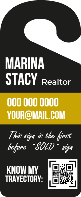 Custom Door Hangers for Marina Stacy