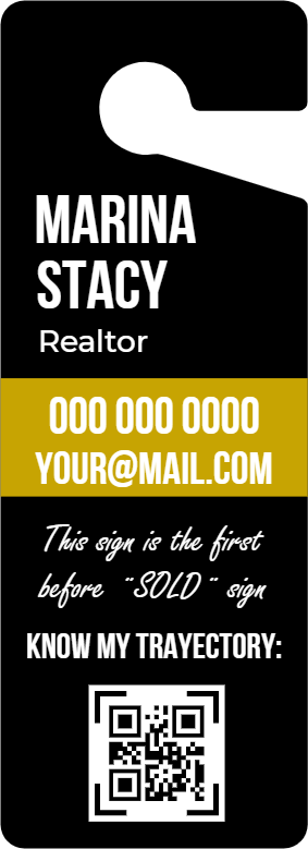 Custom Door Hangers for Marina Stacy