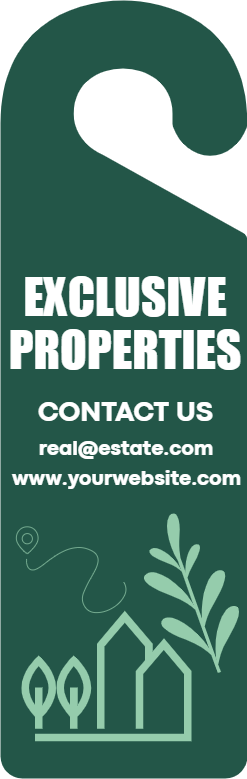 Custom Door Hangers for Exclusive Properties