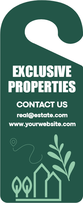 Custom Door Hangers for Exclusive Properties