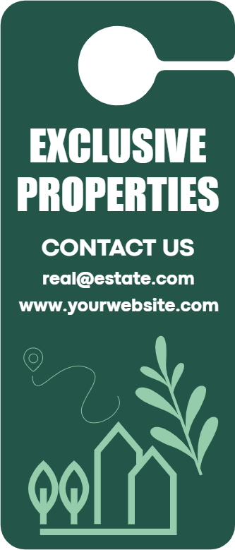 Custom Door Hangers for Exclusive Properties